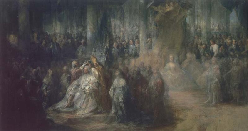 Carl Gustaf Pilo Gustav II S Chronic oil painting image
